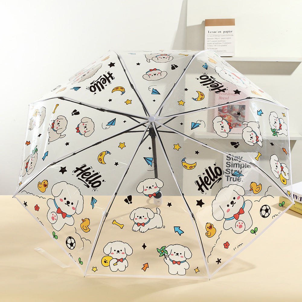 Damen Haustiermotiv Regenschirm Brehn