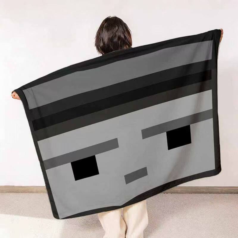 Gemütliche Karomuster-Fleece-Decke