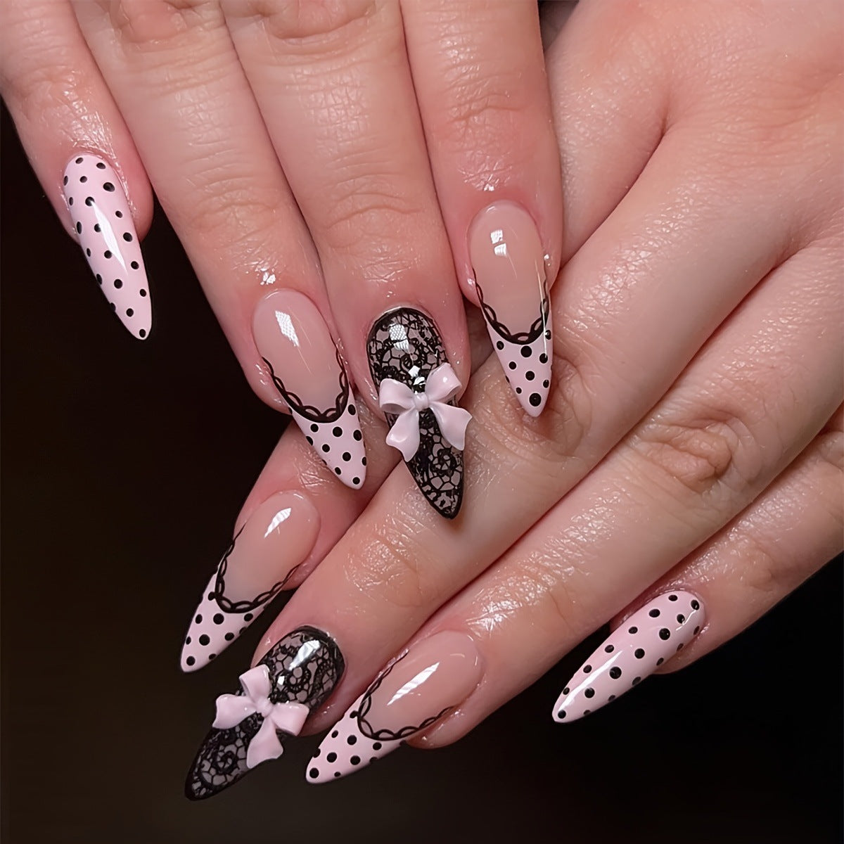 Chic Elegante Druck auf Nagelspitzen Brehn