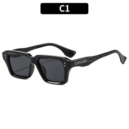 Vintage-inspirierte Übergroße Quadratische Sonnenbrille