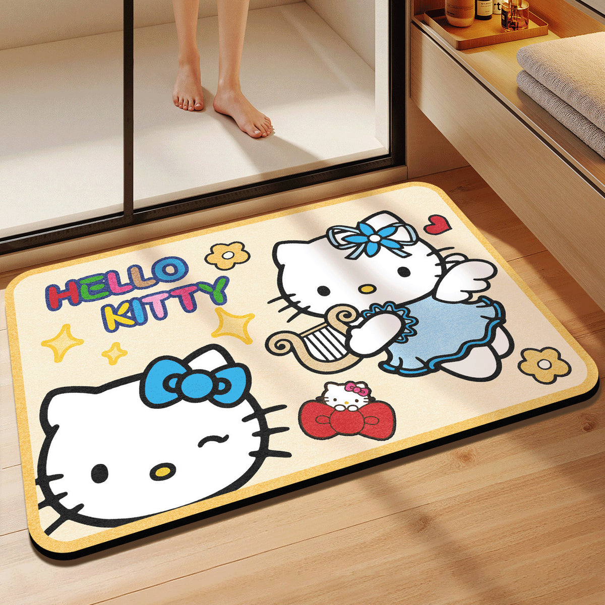 Cartoon-Thema Plush-Badmatte