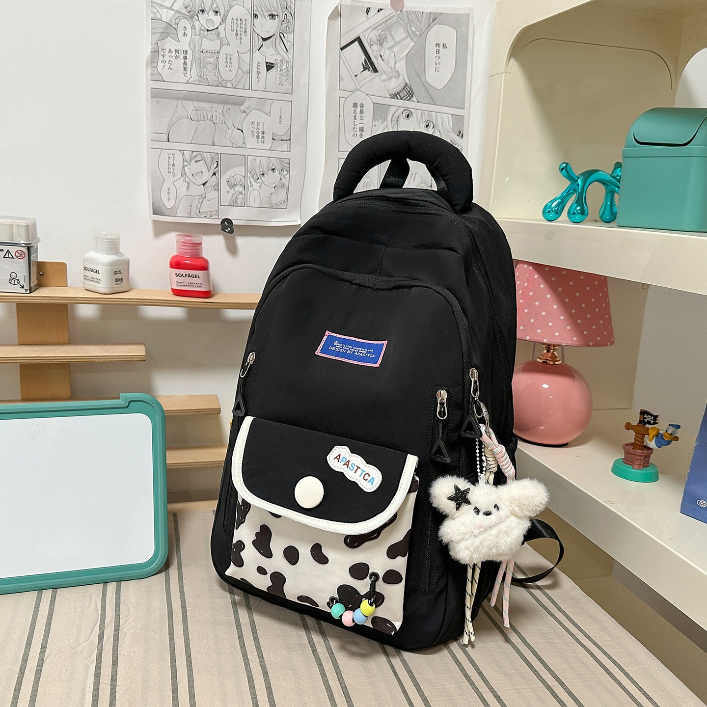 Bunter gemusterter Rucksack