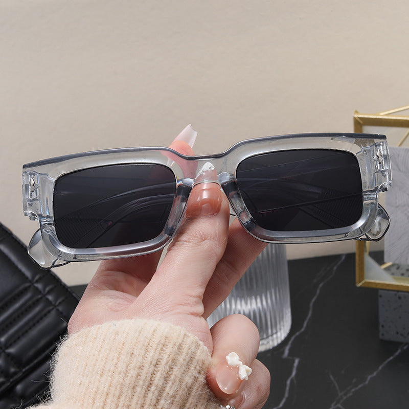Damen Modische rechteckige Sonnenbrille mit hochwertigen Gläsern Brehn