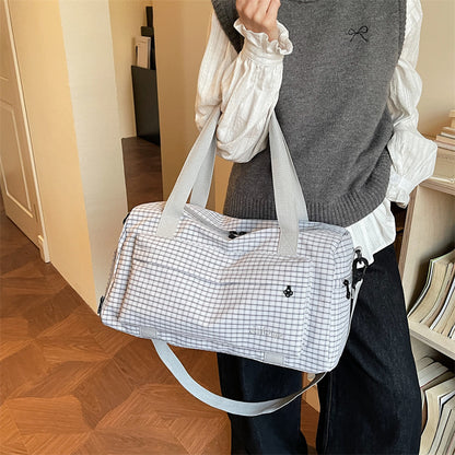 Stylische gemusterte Reisetasche Brehn
