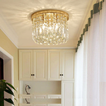 Kristall Flush Mount Deckenleuchte