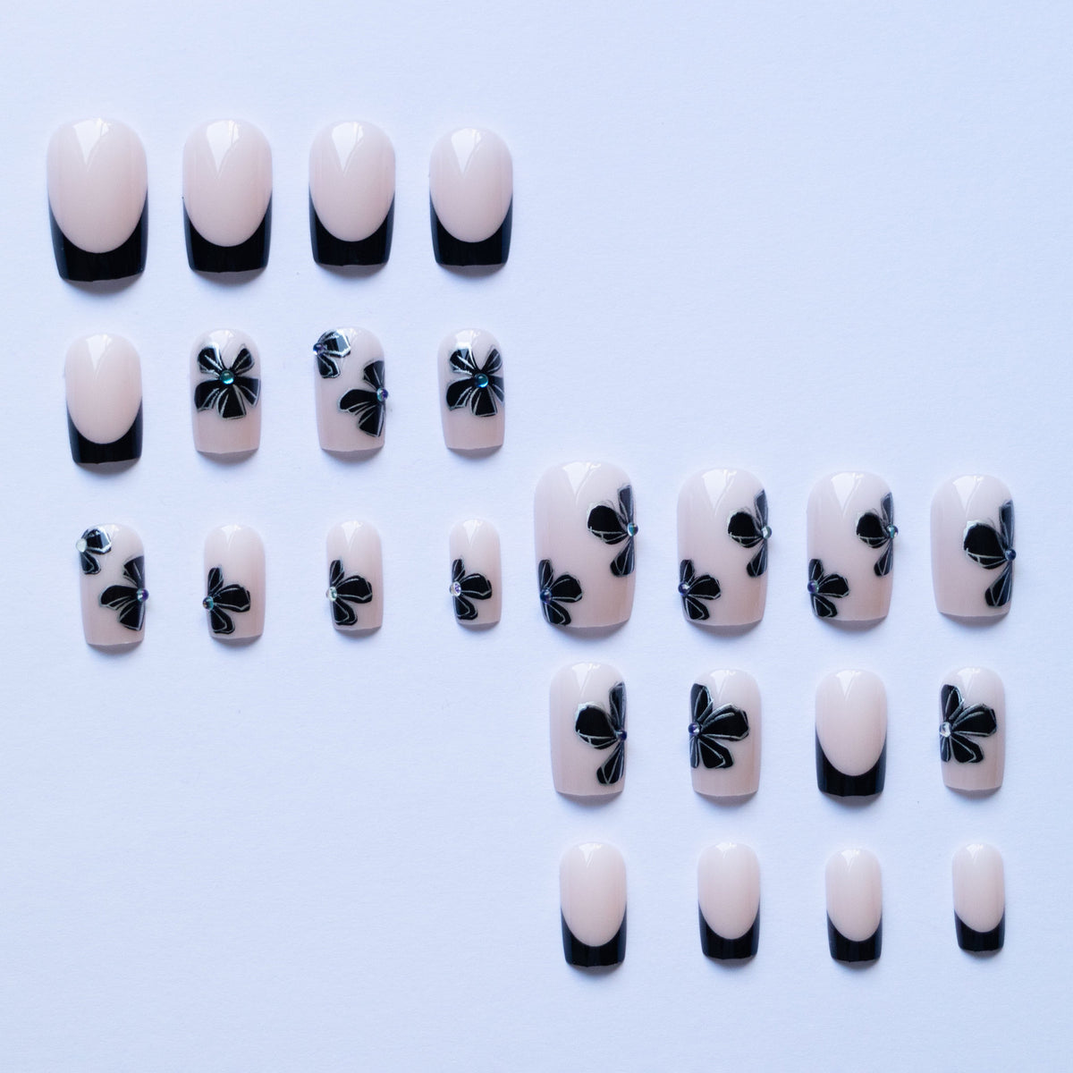 Kreatives Blumen-Nagelkunstset