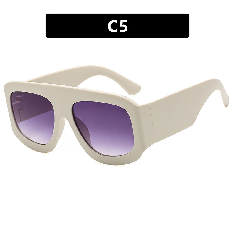 Damen modische Oversized Sonnenbrille mit markantem Design Brehn
