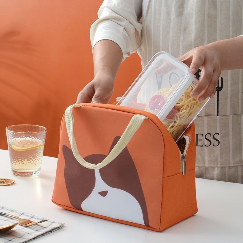 Spaßiger Pinguin-Themen Isolierte Lunchbox