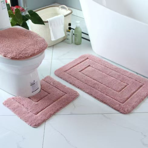 Plüsch-Badematten-Set Brehn