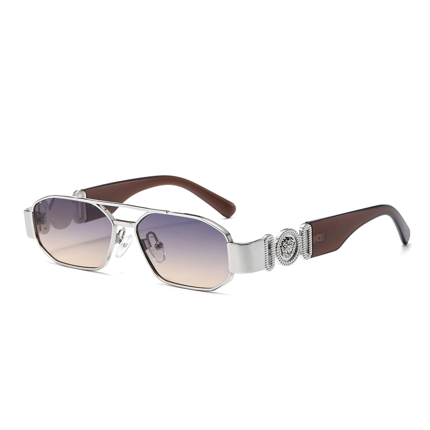 Stylische Übergroße Achtkantige Sonnenbrille Brehn