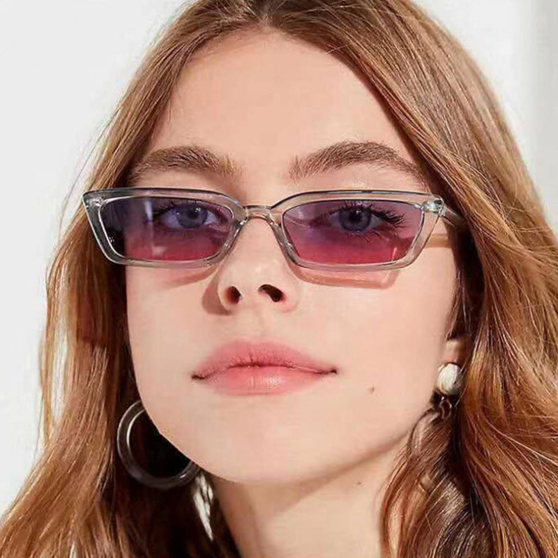 Damen Minimalistische Rechteck-Sonnenbrille Brehn