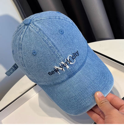 Damen Stilvolle Denim Baseballmütze Brehn