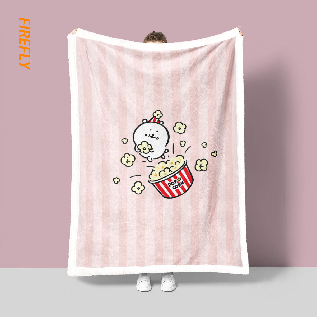 Cartoon-Themen Fleece-Wurfdecke
