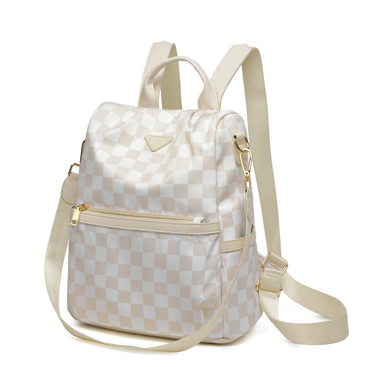 Stylische kariert Rucksack Brehn