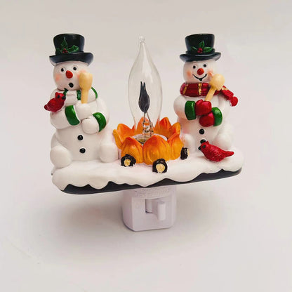 Winter-Themen Schneemann Nachtlicht Brehn