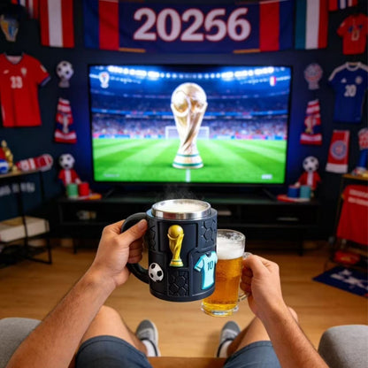 Fußball Motiv Kaffeebecher Brehn