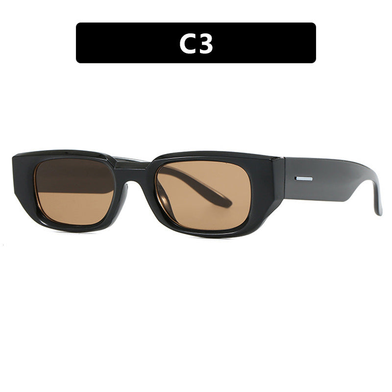 Damen modische Sonnenbrille mit innovativem, transparentem Rahmen und polarisierten Gläsern Brehn