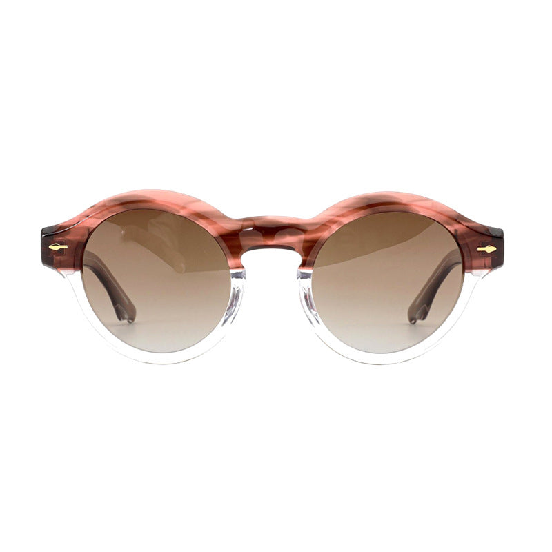 Damen Sonnenbrille im eleganten Retro-Design mit robustem Rahmen Brehn