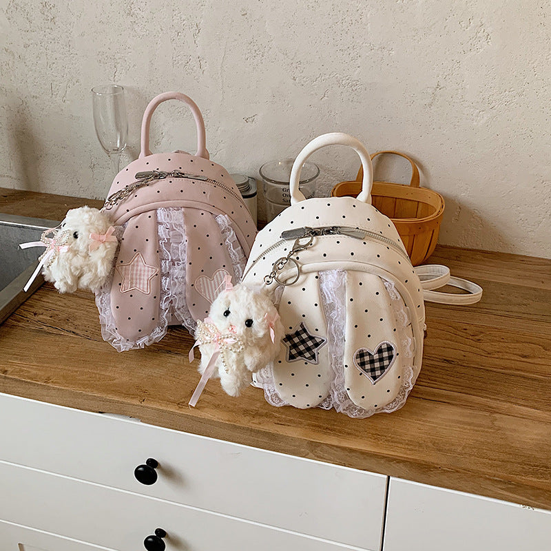 Niedlicher Rucksack mit Detailreicher Hasenohren-Applikation Brehn