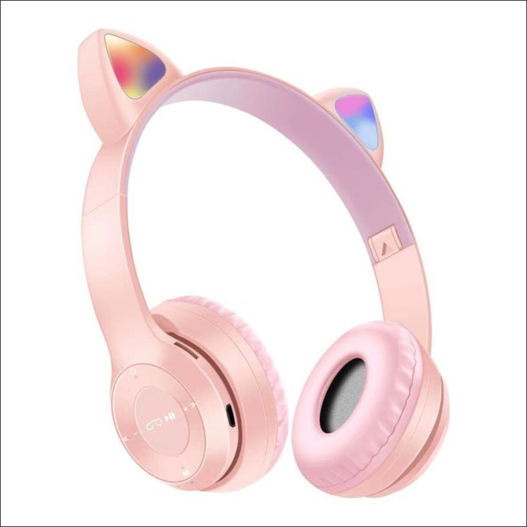 Katze-Ohr Bluetooth-Kopfhörer mit LED-Lichtern