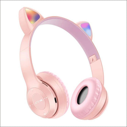 Katze-Ohr Bluetooth-Kopfhörer mit LED-Lichtern