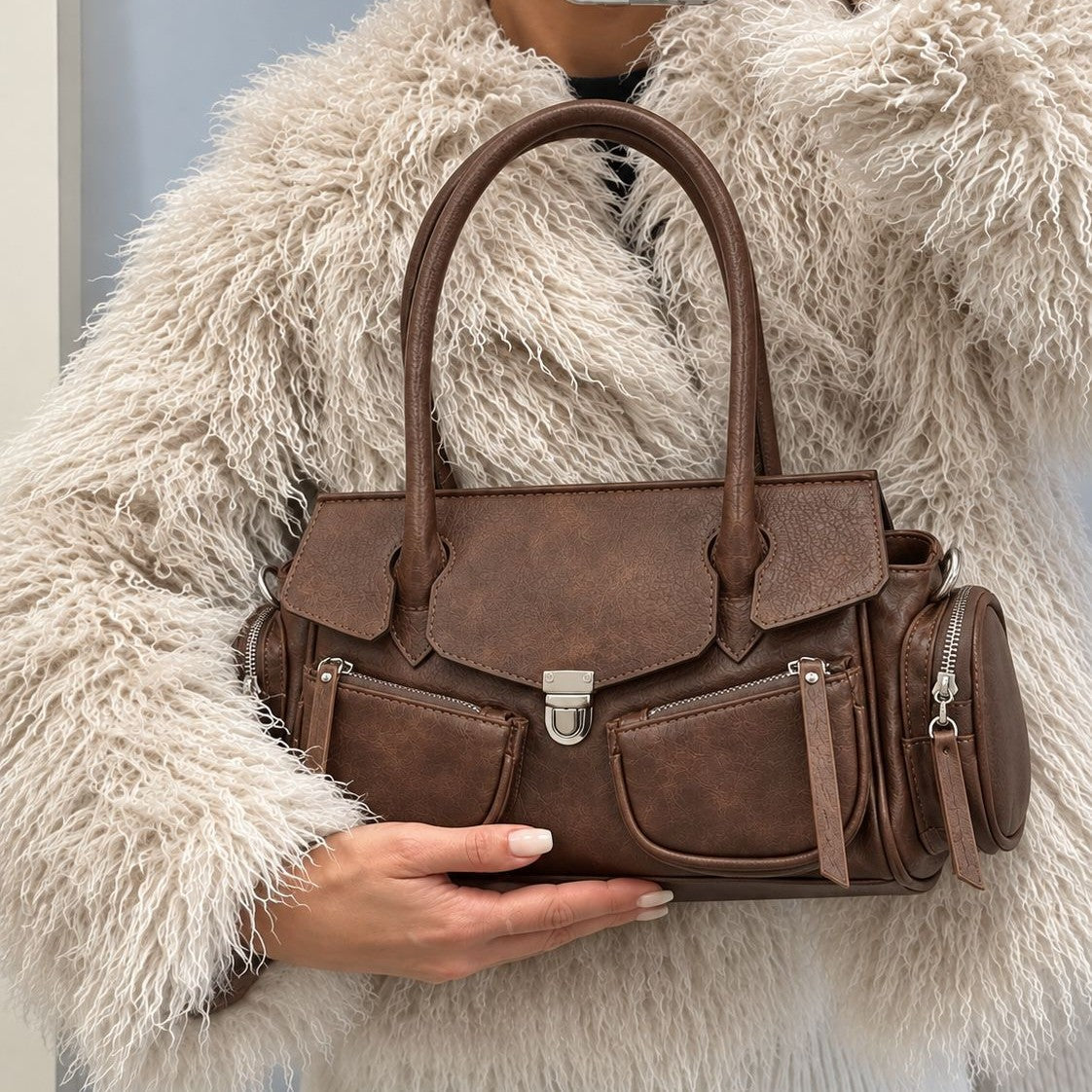 Multifunktionale stilvolle Handtasche