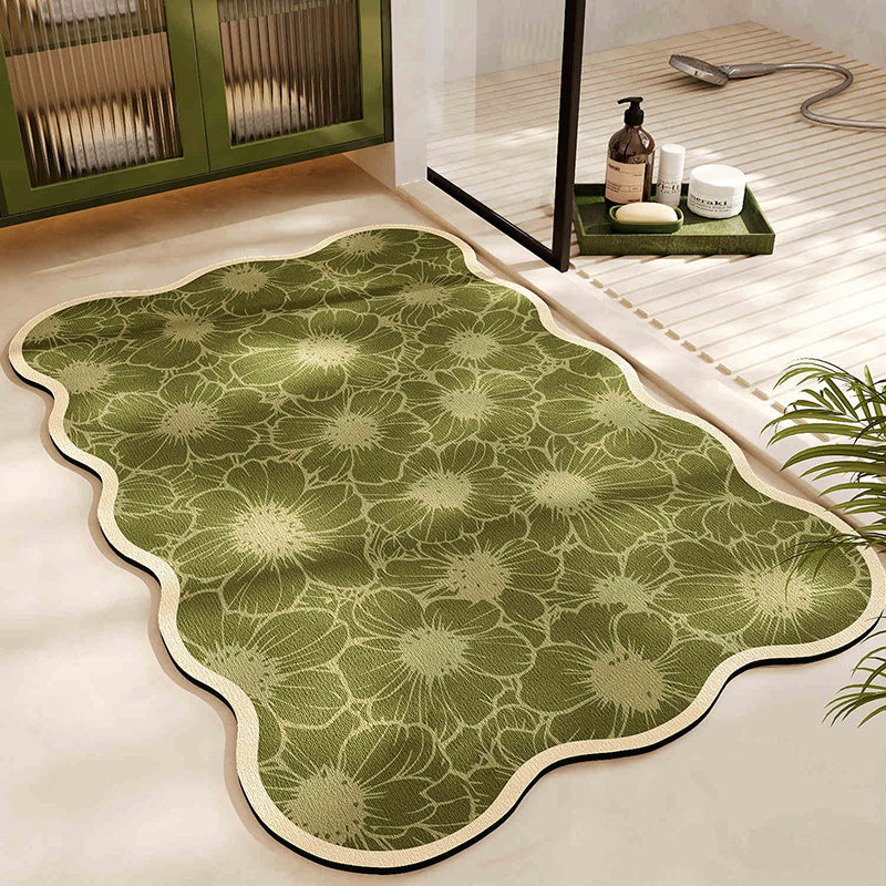 Floral Pattern Badmatte Brehn