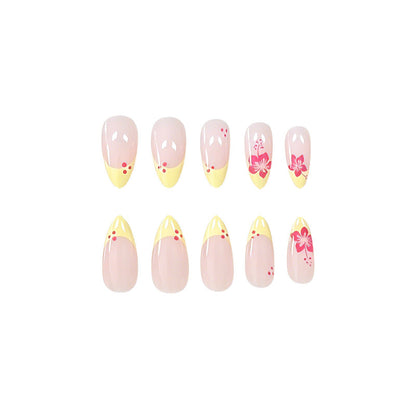 Tropisches Floral-Nagelkunst Brehn