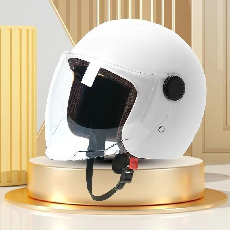 WoStylish Motorradhelm Brehn