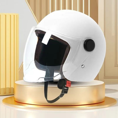 WoStylish Motorradhelm Brehn