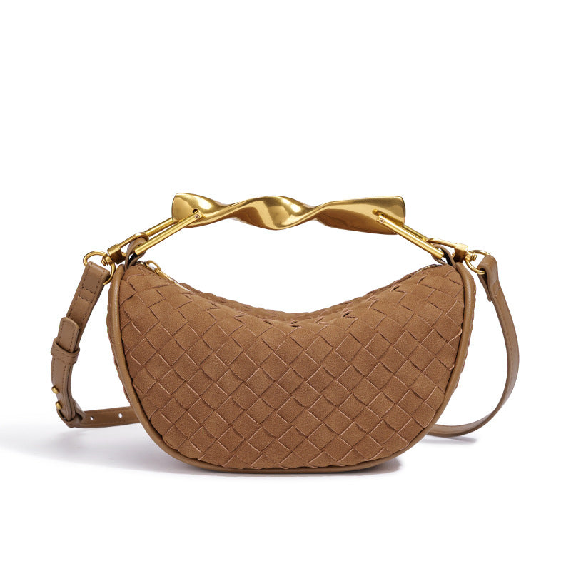 Skulptierte Griff Mini-Handtasche Brehn