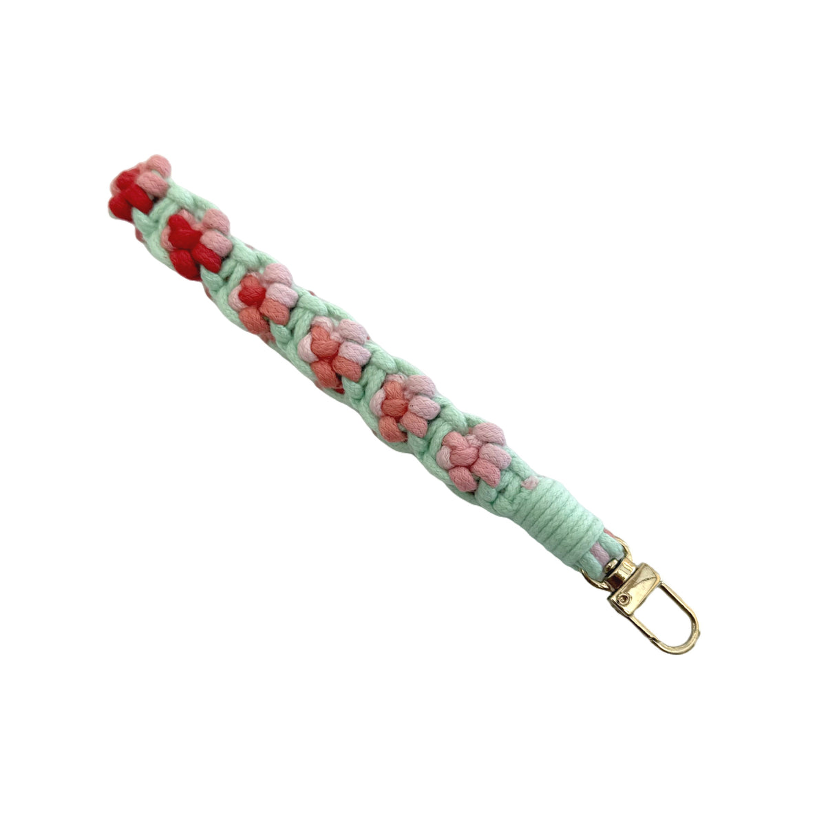 Handgefertigter Makramee Schlüsselanhänger Halter Brehn