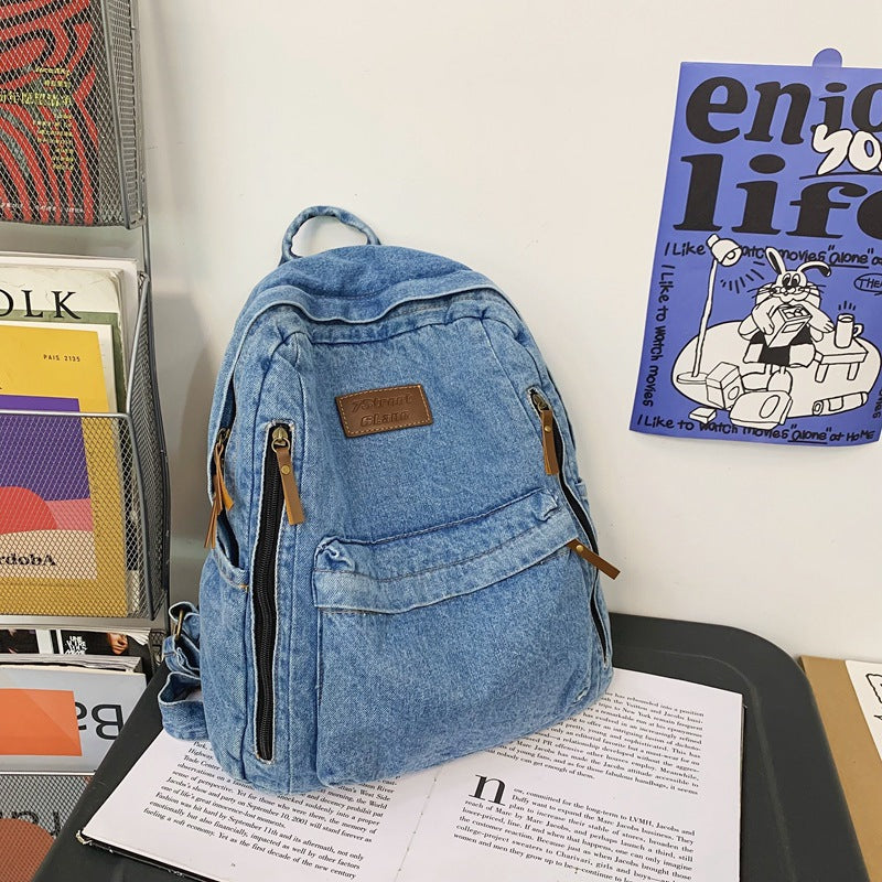 Stylische Denim-Rucksack Brehn