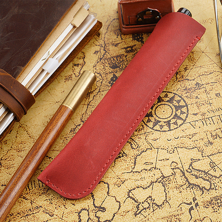 Leder Bleistift Rolltasche