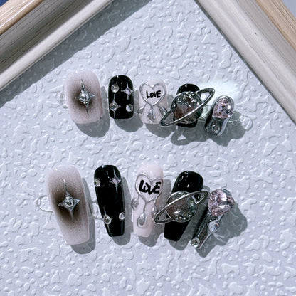 Dekoratives 3D Nagelkunst Set