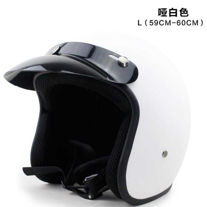 Klassischer Open-Face-Motorradhelm Brehn