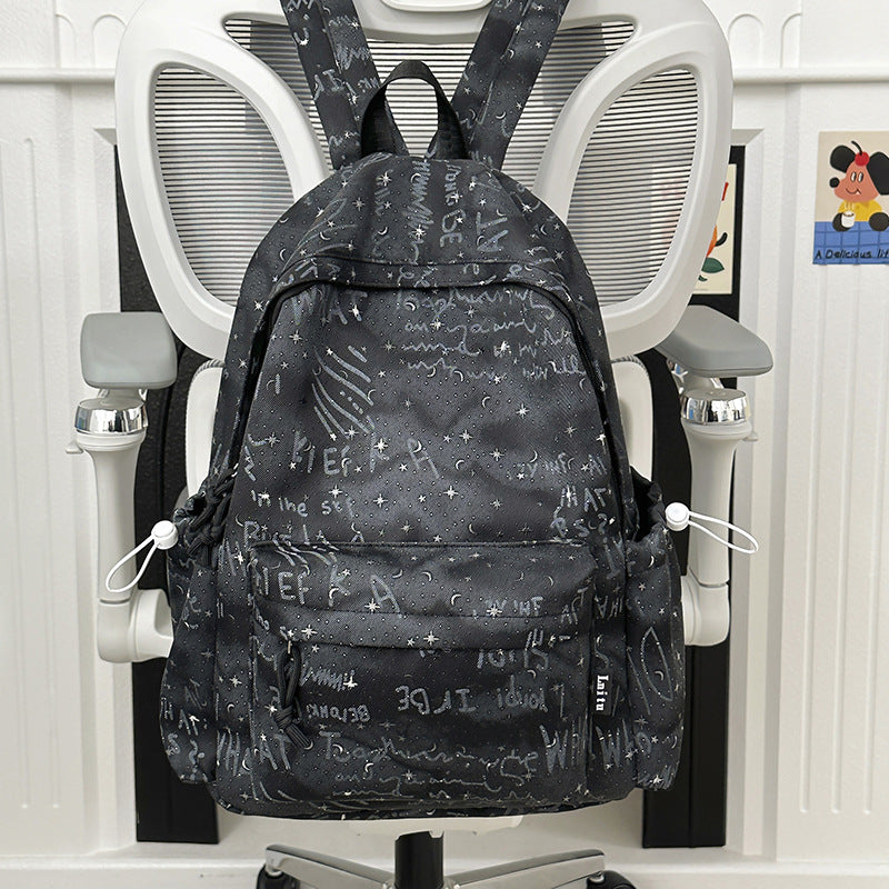 Trendy Script Druck Rucksack Brehn