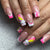 Kreative Regenbogen Nagelkunst Brehn
