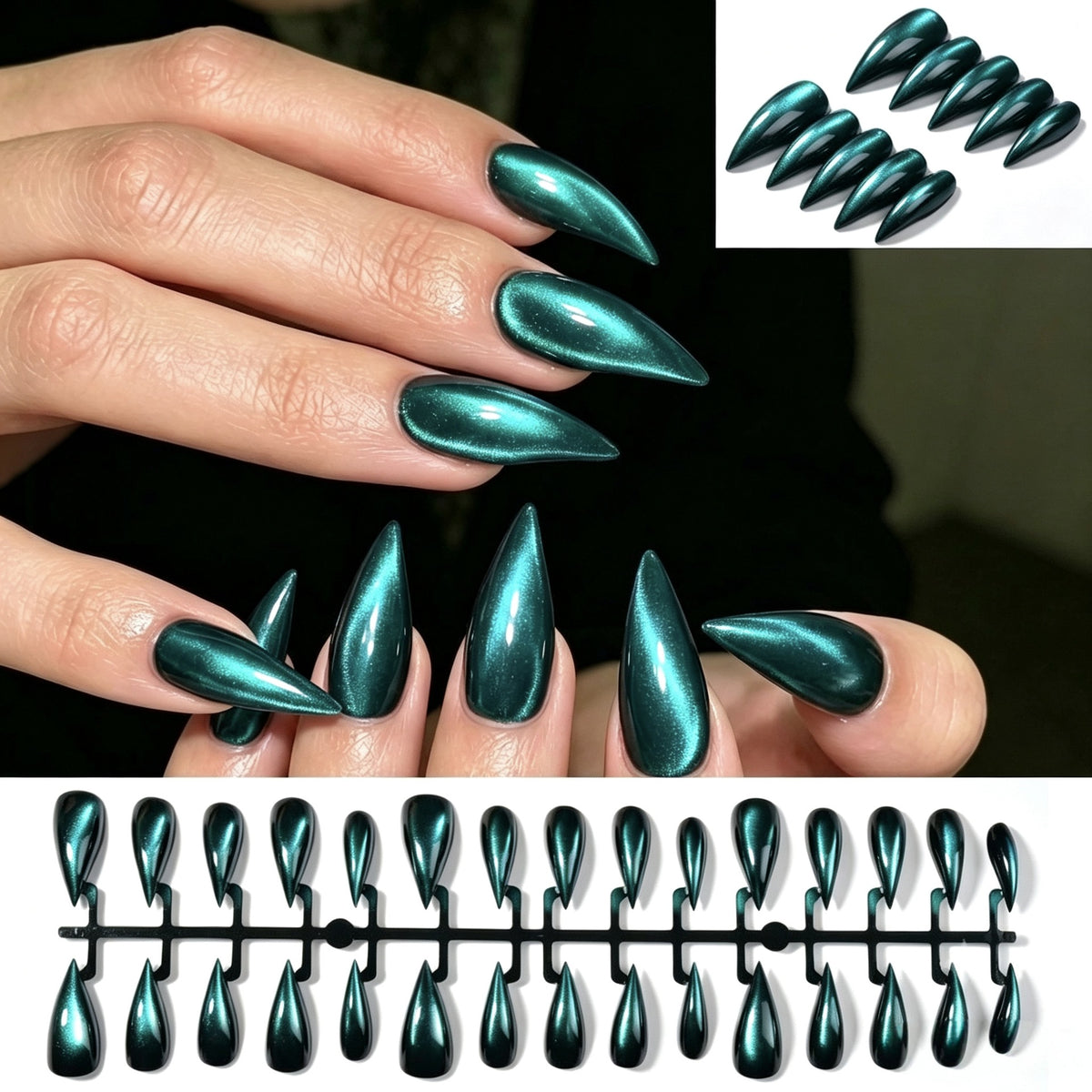 Stiletto Press-On Nagelset