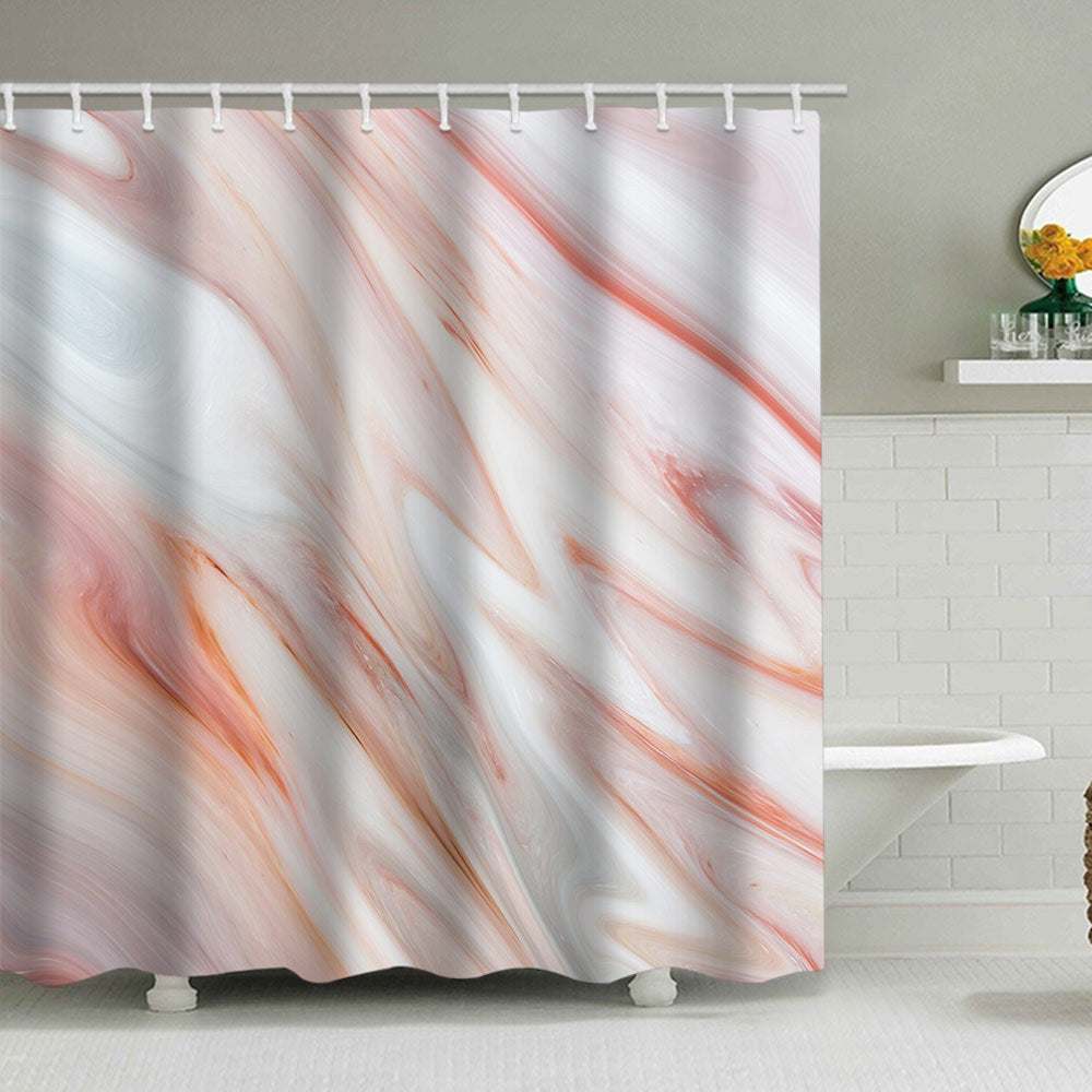 Künstlerisches Marmor Design Duschvorhang Brehn