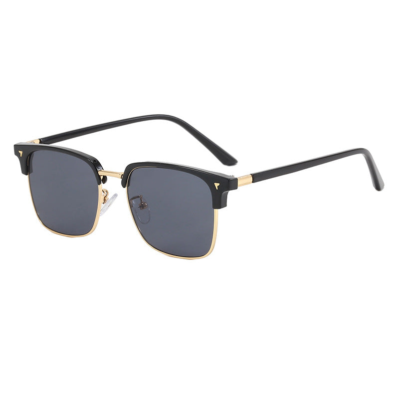 Damen elegante quadratische Brille mit leichtem Metallrahmen Brehn