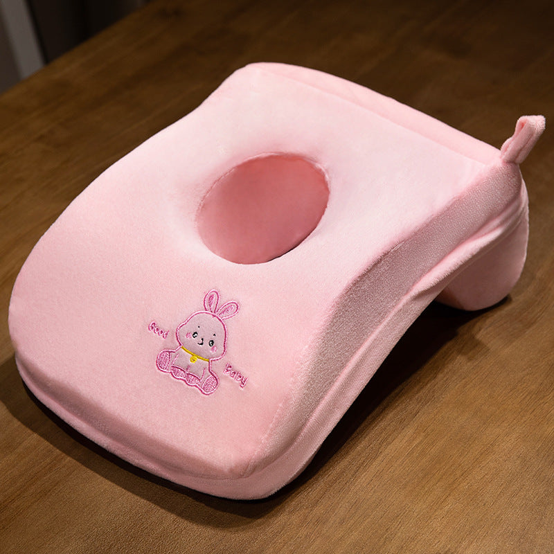 Plüsch Nackenstützkissen mit ergonomischer Aussparung Brehn