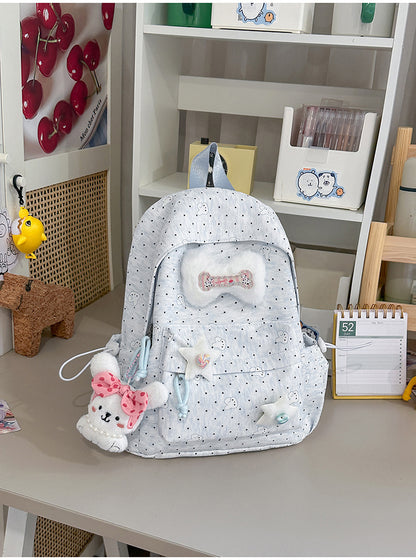 Niedlicher Plüsch Verzierte Rucksack Brehn