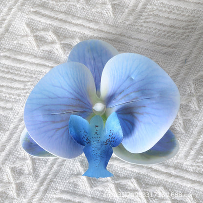 Elegante Seidenorchideen-Haaraccessoire