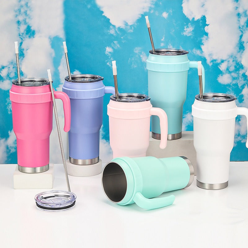 Damen Isolierter Kaffeebecher mit ergonomischem Griff Brehn