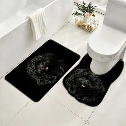 Panda-Themen Plüsch WC-Matten-Set