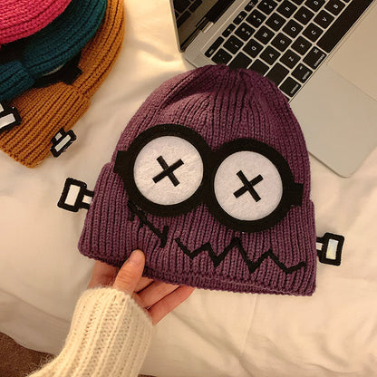 Verspielte Strickmütze
