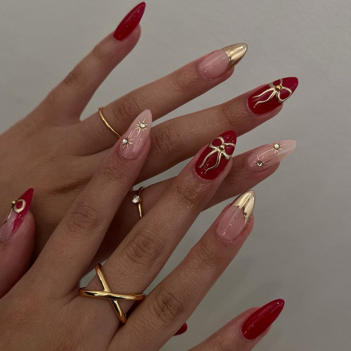 Dekorative elegante Stiletto-Nagelkunst Brehn