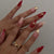 Dekorative elegante Stiletto-Nagelkunst Brehn