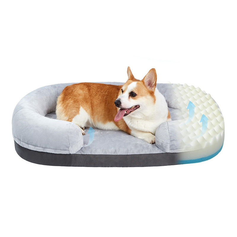 Orthopädisches rundes Hundebett